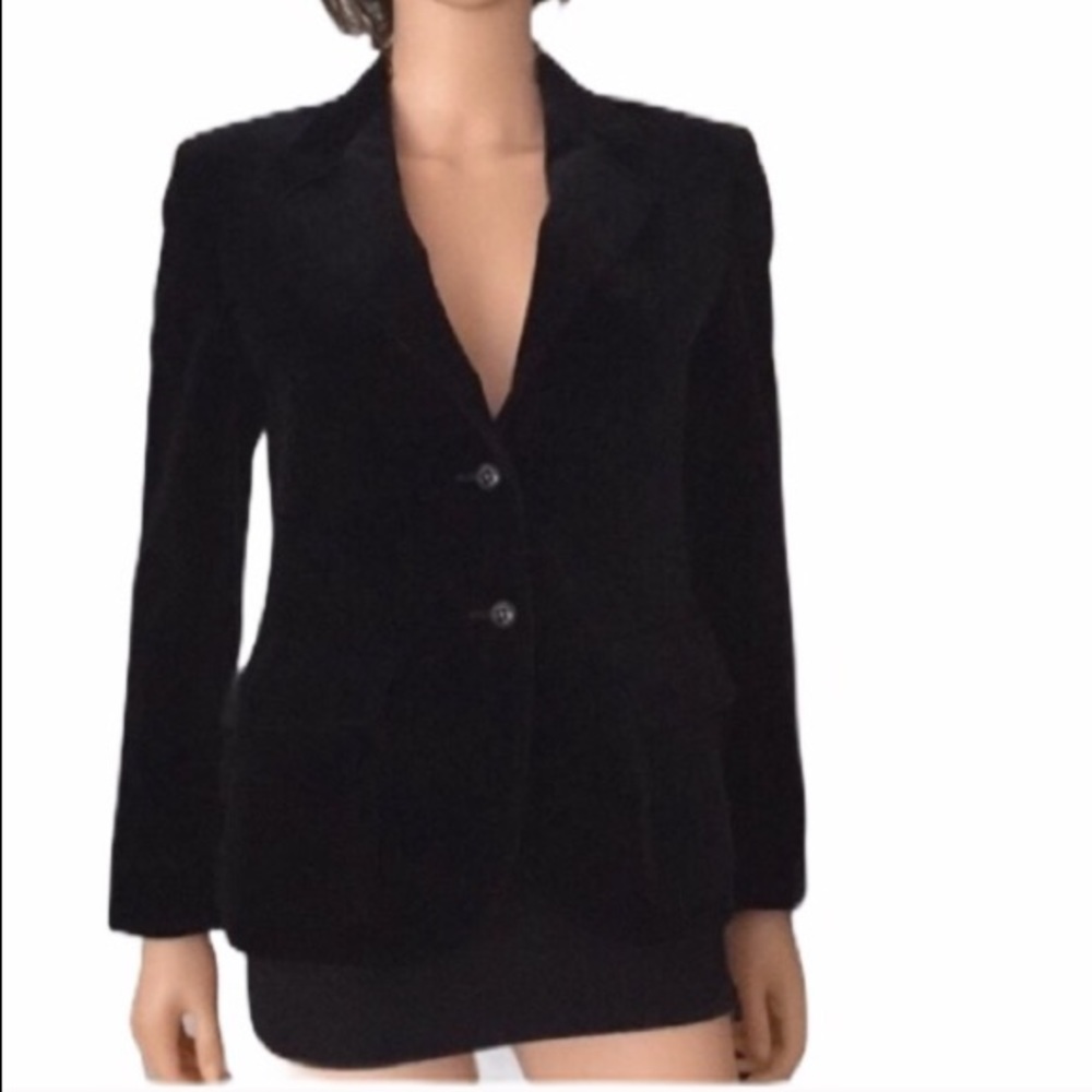 Black Women's Velvet Blazer